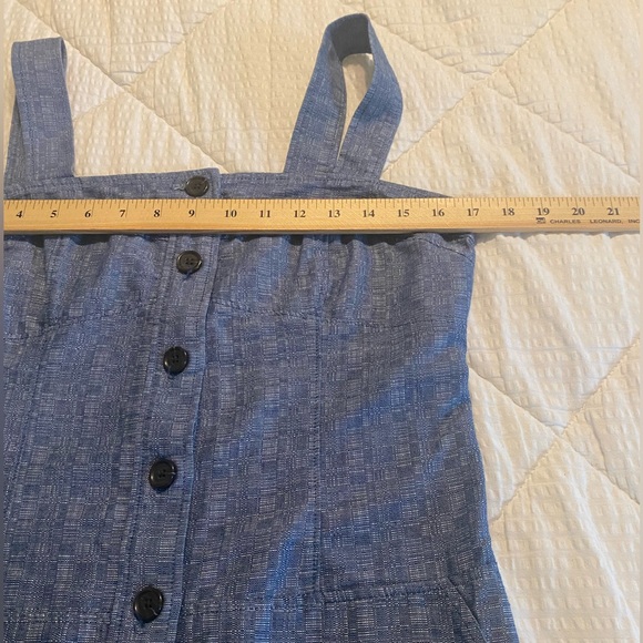 DEREK LAM Design Nation Chambray Jumper
Dress Organic Cotton Button Front 10 - Picture 5 of 9